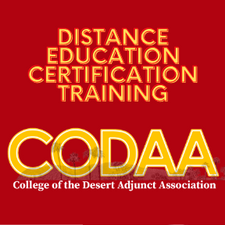 Summer Distance Education Certification Training June 13th – August 12th.
