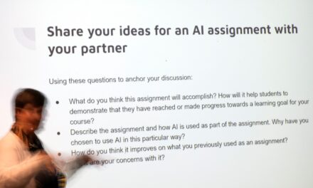 Is it the student or artificial intelligence?